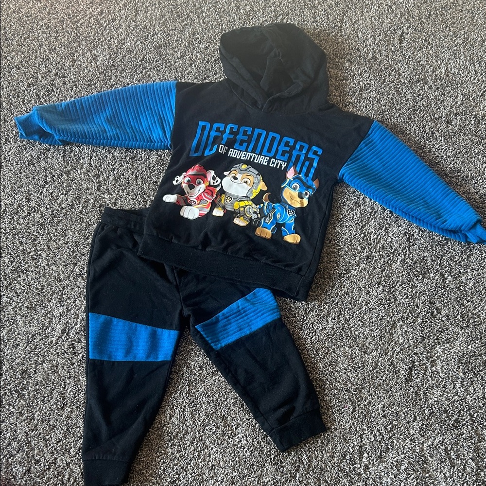 Kids Paw Patrol Defenders Hoodie and Pants Set